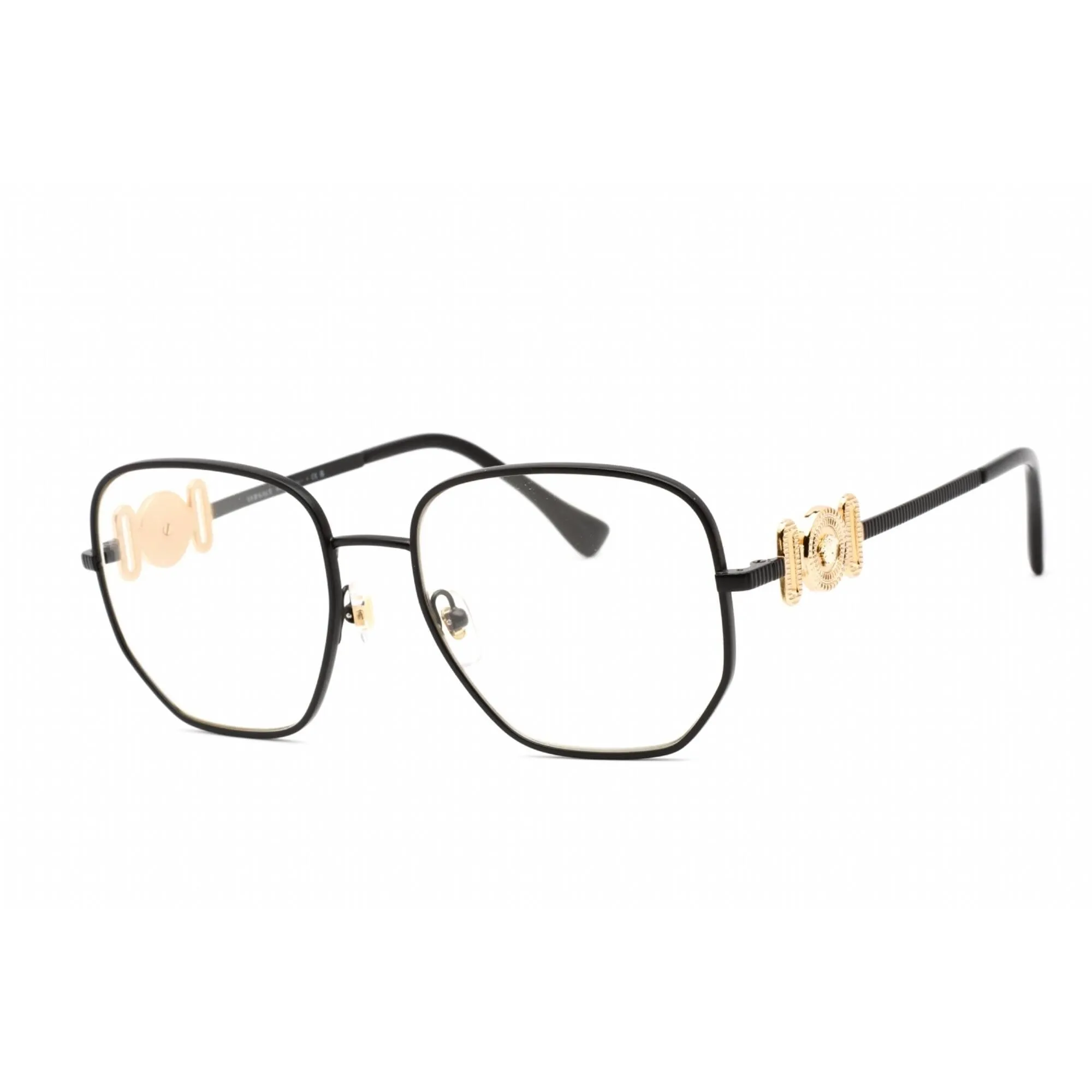 Versace Women's Eyeglasses - Full Rim Square Shape Black Metal Frame | 0VE1283 1261