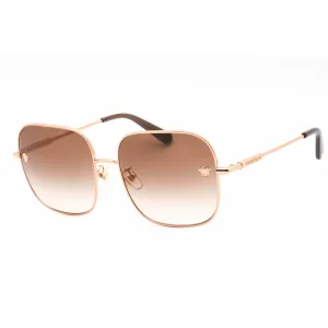 Versace Women's Sunglasses - Rose Gold Frame Brown Gradient Lens | 0VE2246D 141213