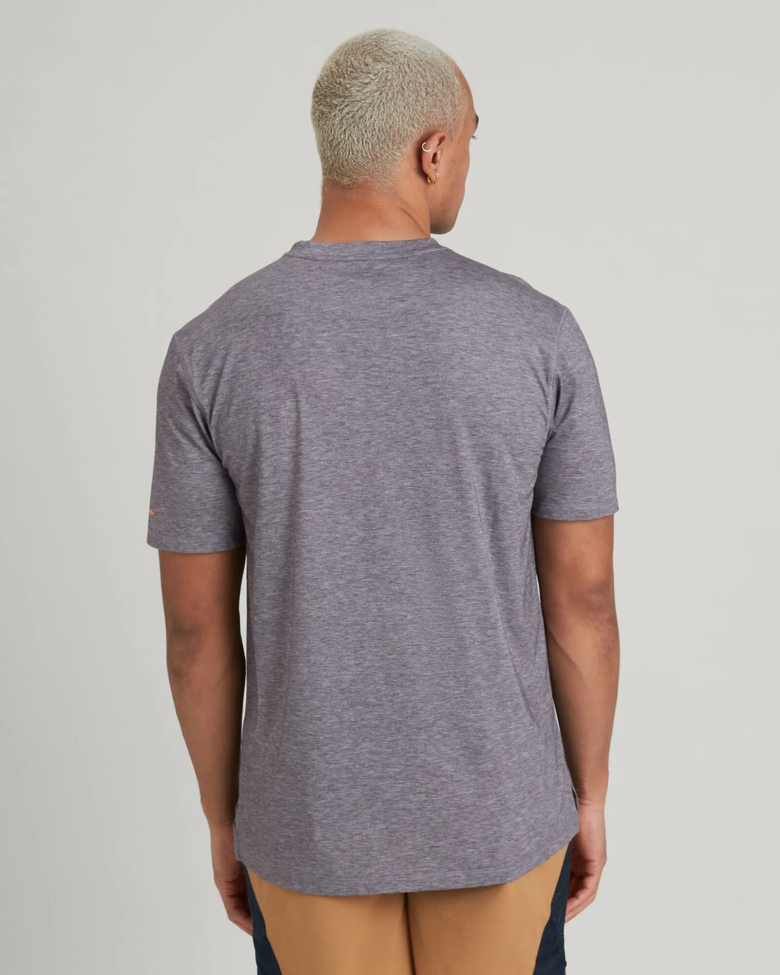 WELL.DER.NESS Go Men's Short Sleeve T-shirt - Light Quartz