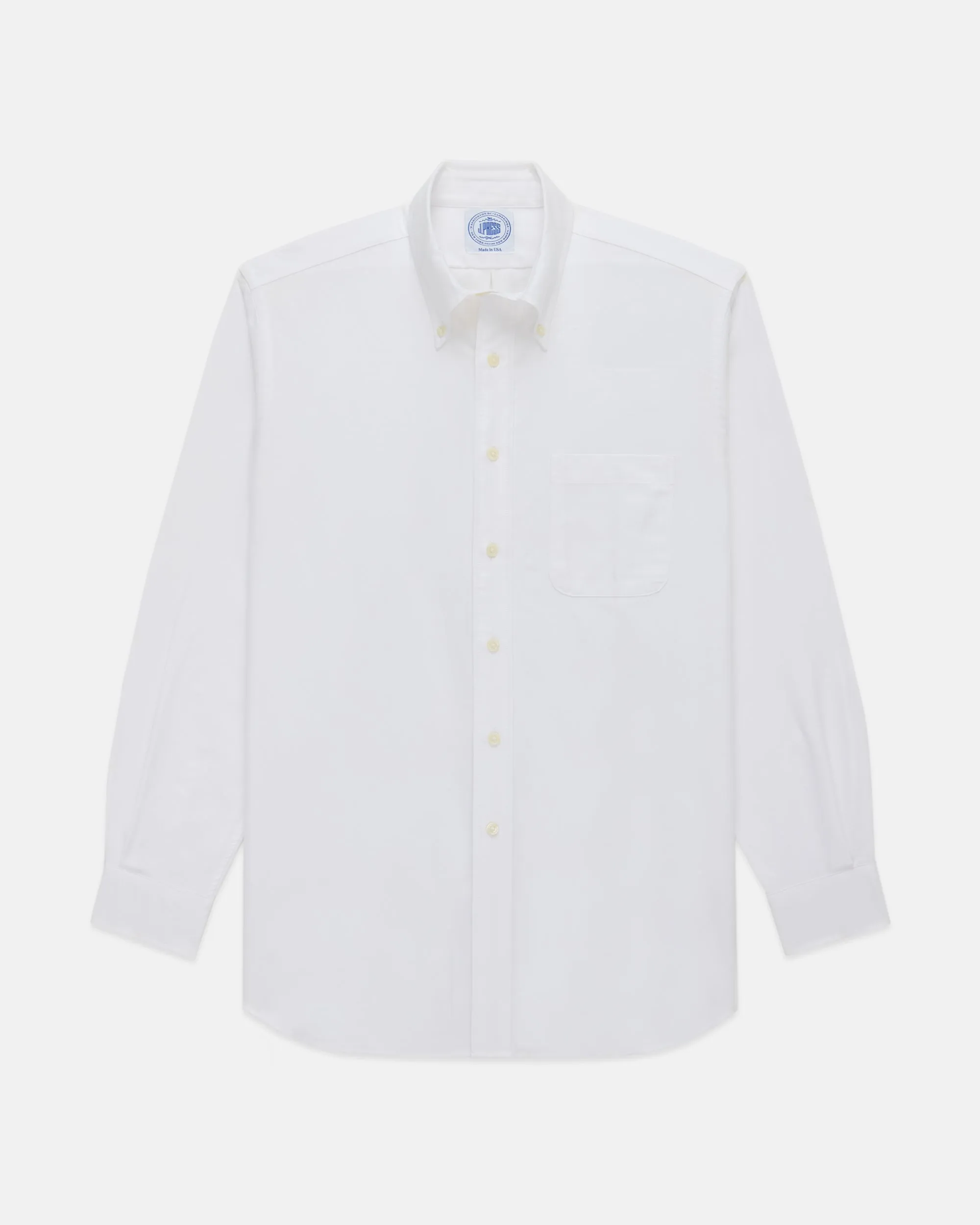 WHITE OXFORD BUTTON DOWN SHIRT