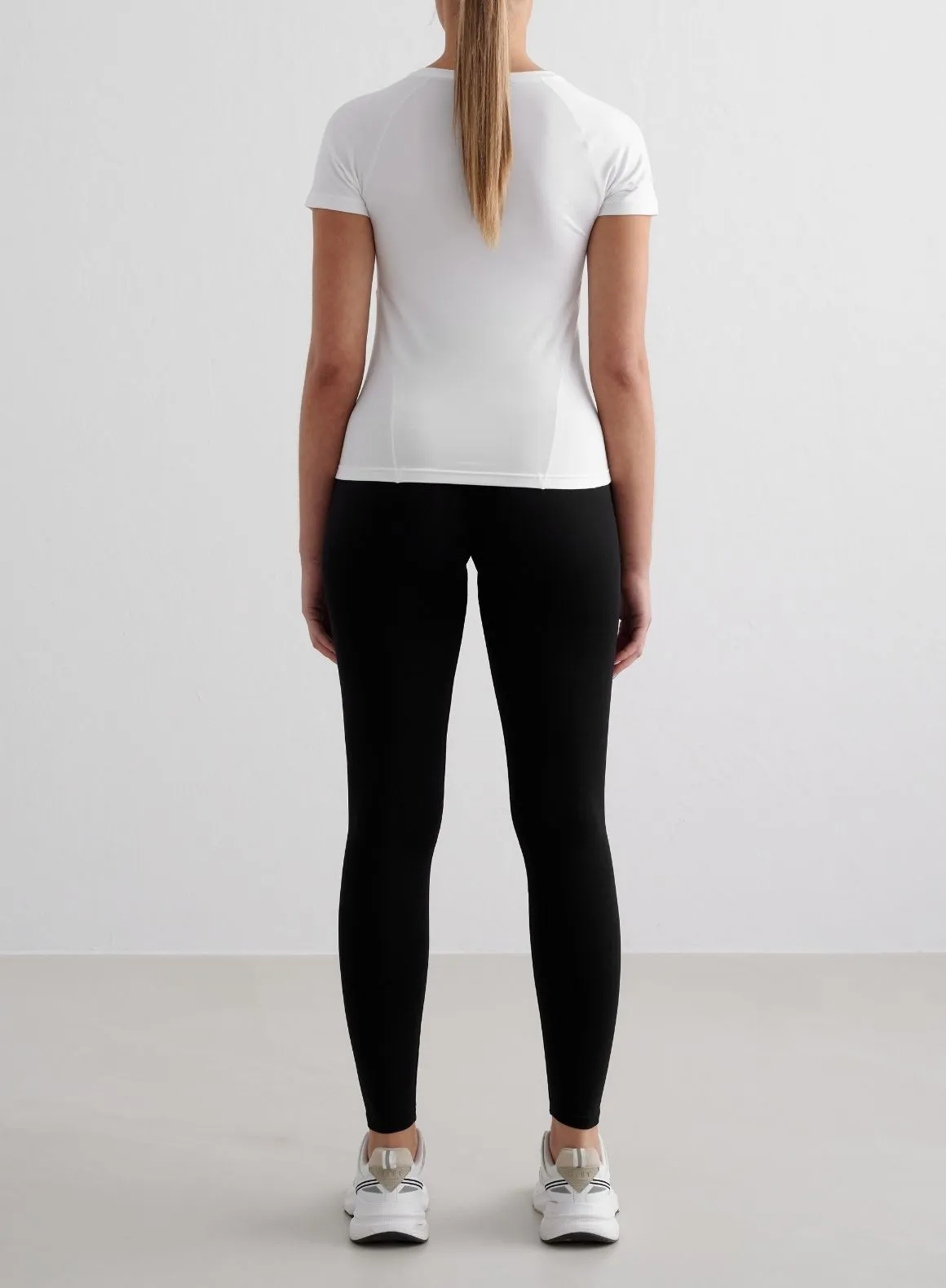 White Soft Basic Short Sleeve