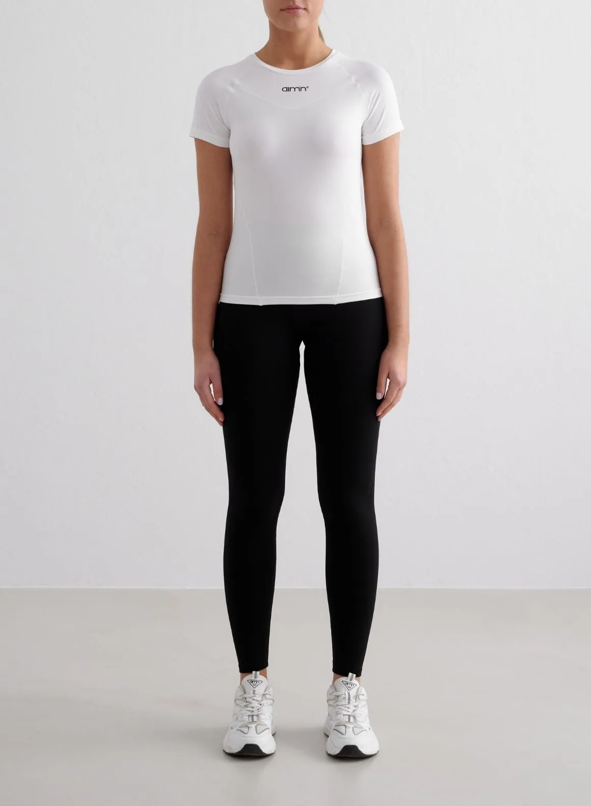 White Soft Basic Short Sleeve