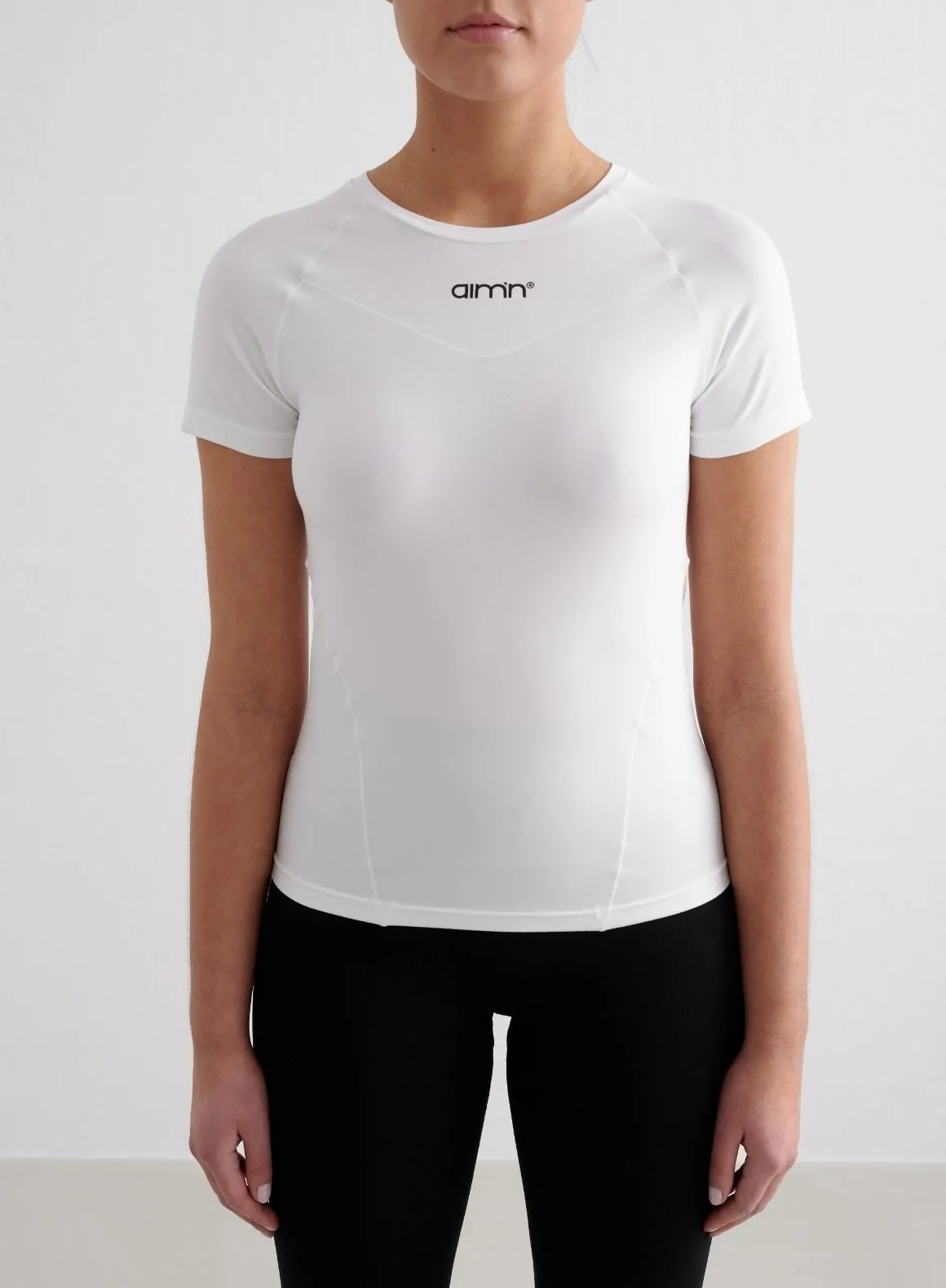 White Soft Basic Short Sleeve