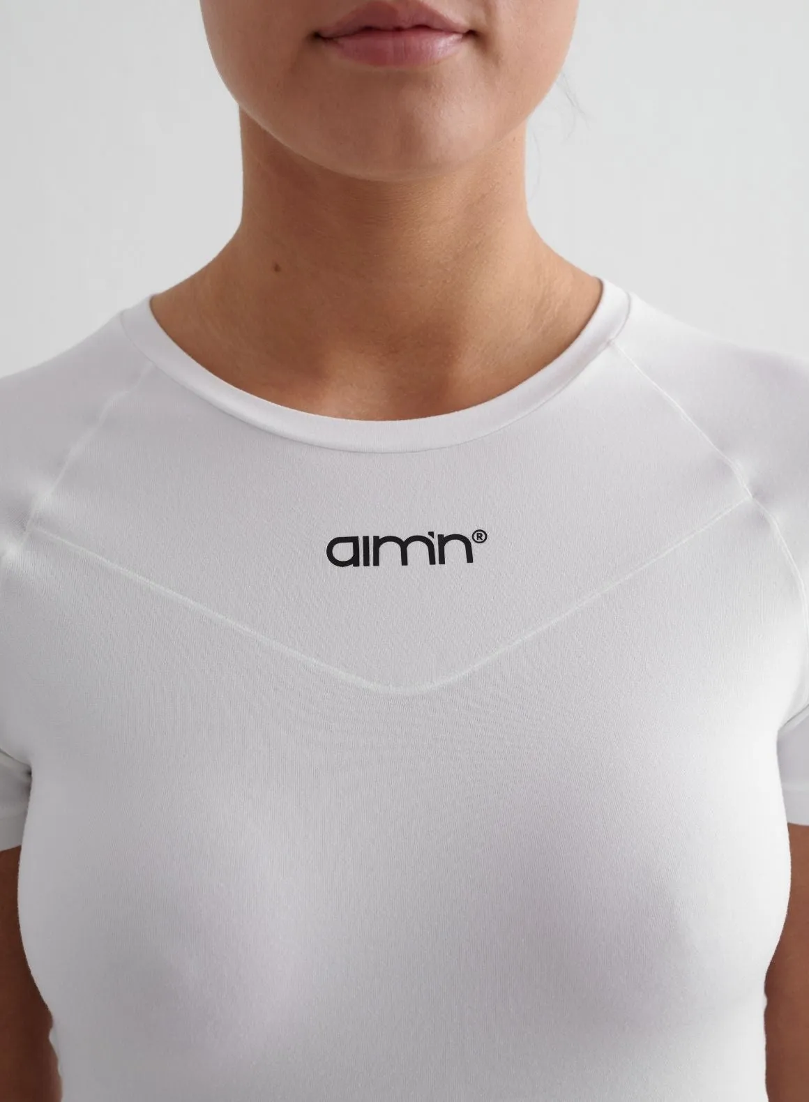 White Soft Basic Short Sleeve